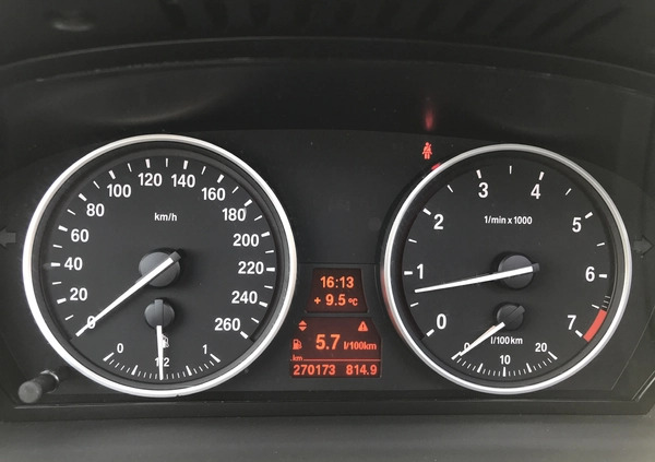 BMW Seria 5 cena 18200 przebieg: 272300, rok produkcji 2008 z Warszawa małe 232